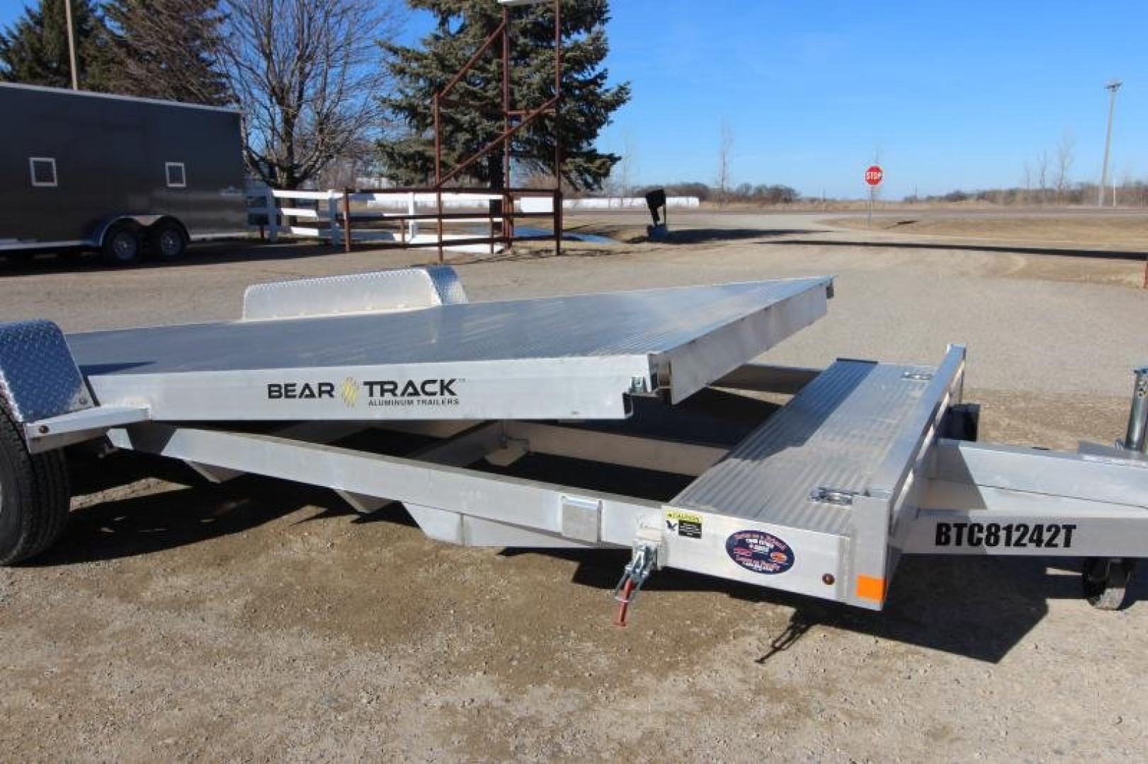 New 2023 Bear Track Products  6'9" x 20' Open Tilt Deck Car Hauler
