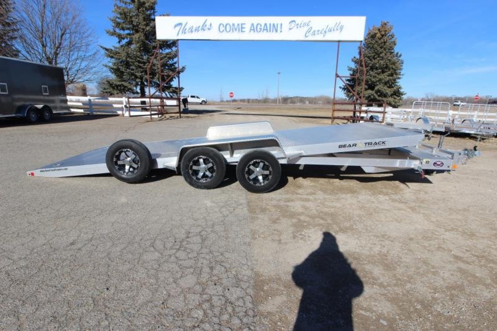 New 2023 Bear Track Products  6'9" x 20' Open Tilt Deck Car Hauler