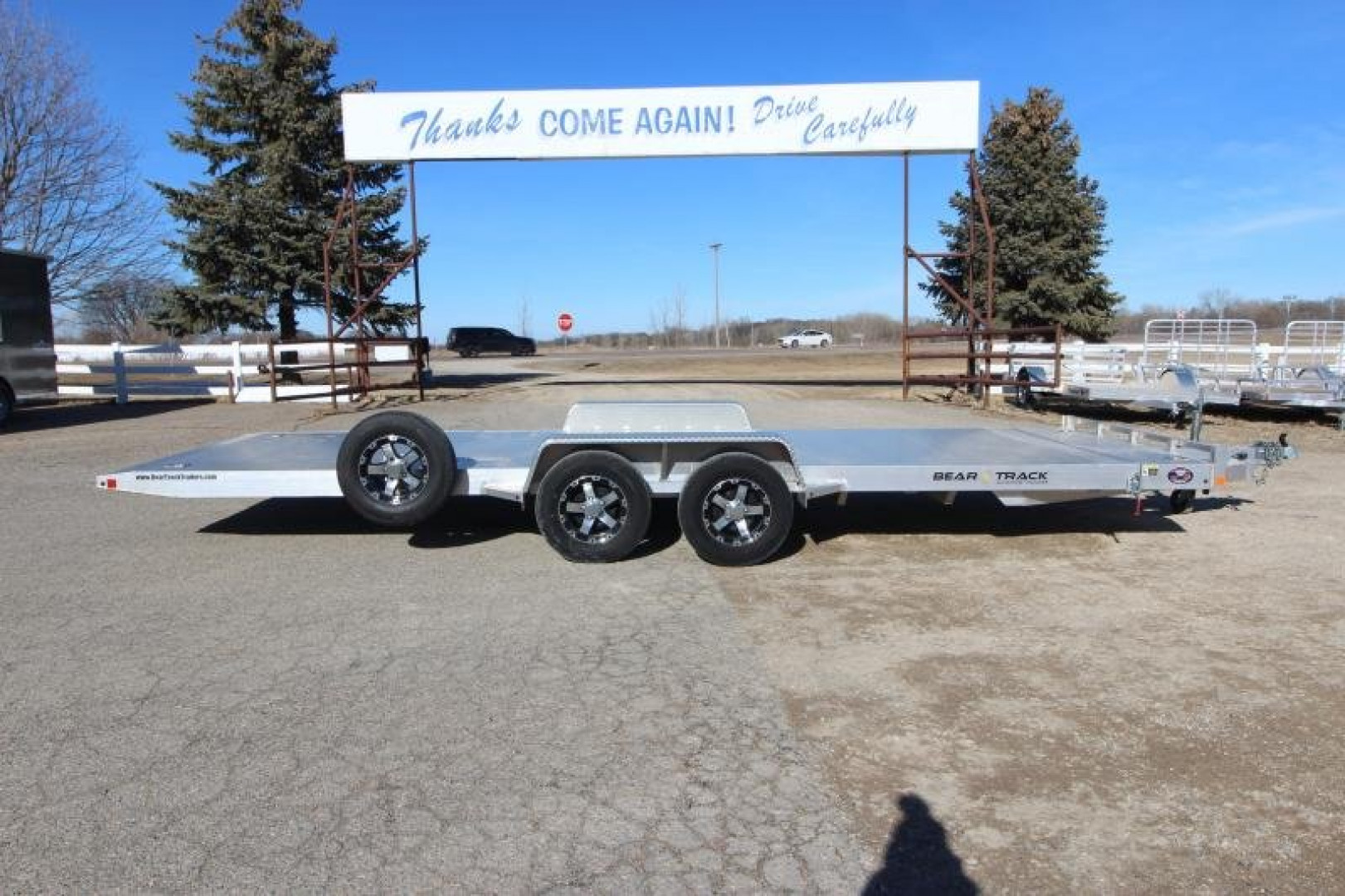 New 2023 Bear Track Products  6'9" x 20' Open Tilt Deck Car Hauler