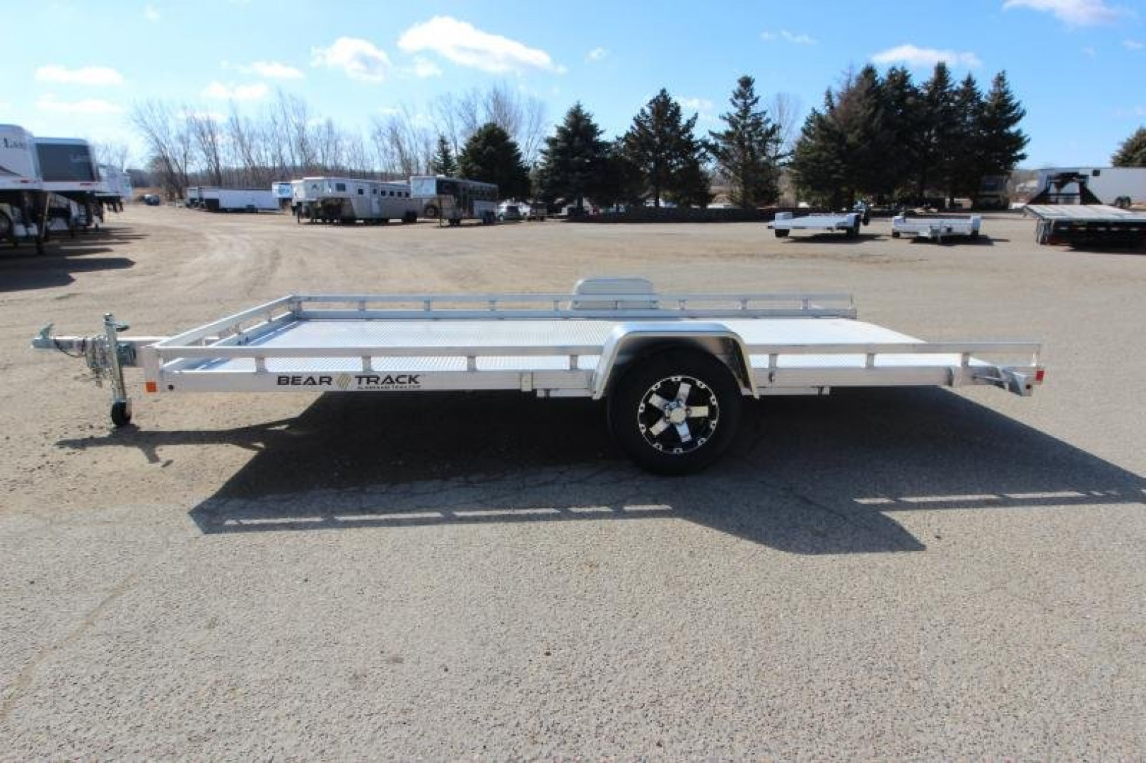 New 2023 Bear Track Products 6'9" x 14'6" Tilt Trailer
