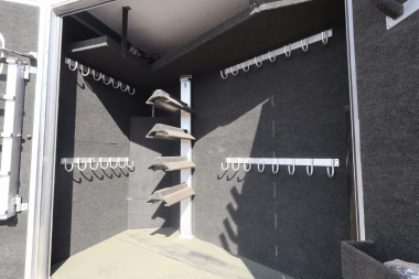 New 2025 Bloomer 4HR PC Side Ld LQ w/ Mid-Tack Horse Trailer