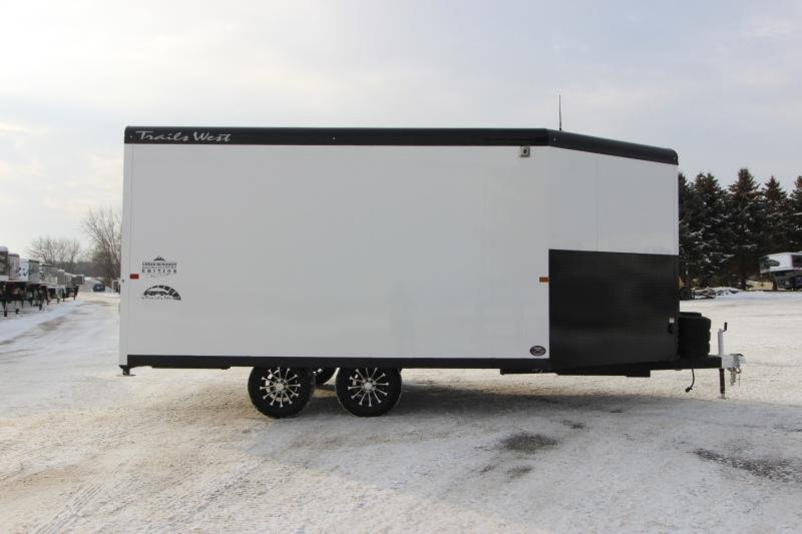 New 2025 Trails West Manufacturing 20' RPM Burandt Edition  Snowmobile Trailer