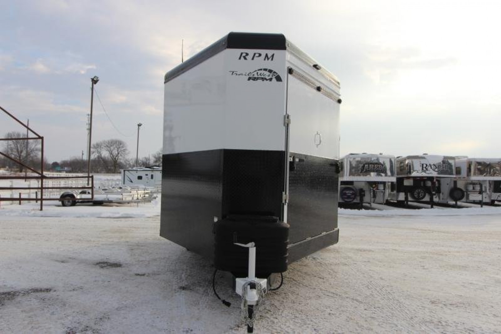 New 2025 Trails West Manufacturing 20' RPM Burandt Edition  Snowmobile Trailer