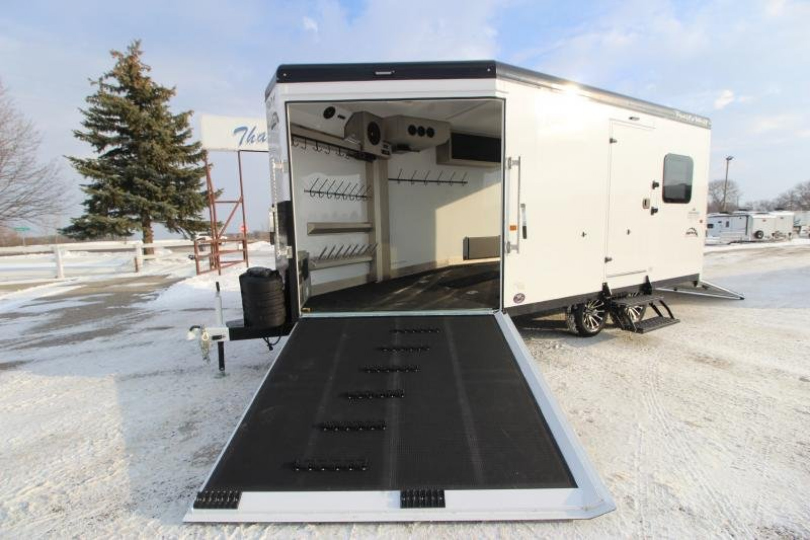 New 2025 Trails West Manufacturing 20' RPM Burandt Edition  Snowmobile Trailer