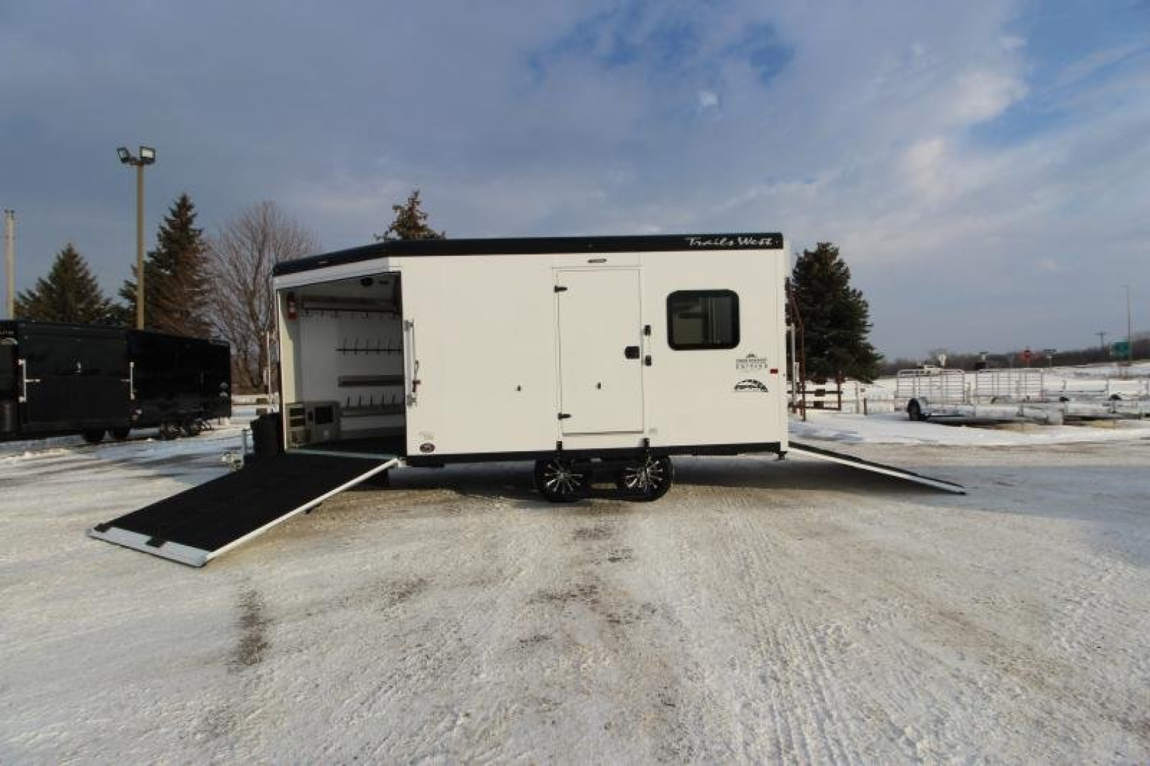 New 2025 Trails West Manufacturing 20' RPM Burandt Edition  Snowmobile Trailer