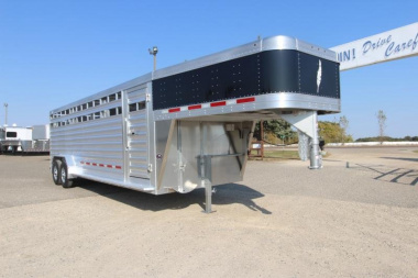 New 2025 Featherlite 8127 24' Stock  Stock Trailer