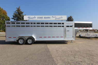 New 2025 Featherlite 8127 24' Stock  Stock Trailer