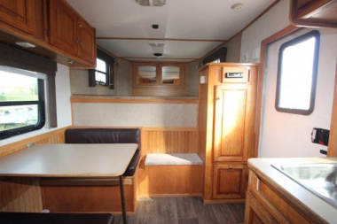 Used 2004 Bison Trailers 3HR 13' LQ Horse Trailer