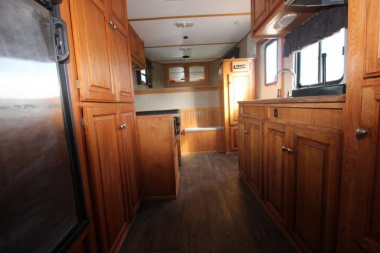 Used 2004 Bison Trailers 3HR 13' LQ Horse Trailer