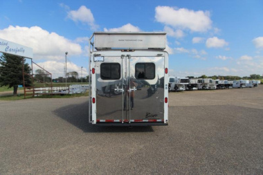 Used 2004 Bison Trailers 3HR 13' LQ Horse Trailer