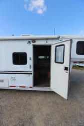 Used 2004 Bison Trailers 3HR 13' LQ Horse Trailer