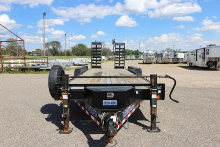 Used 2022 Load Trail 24' Utility Flatbed Trailer