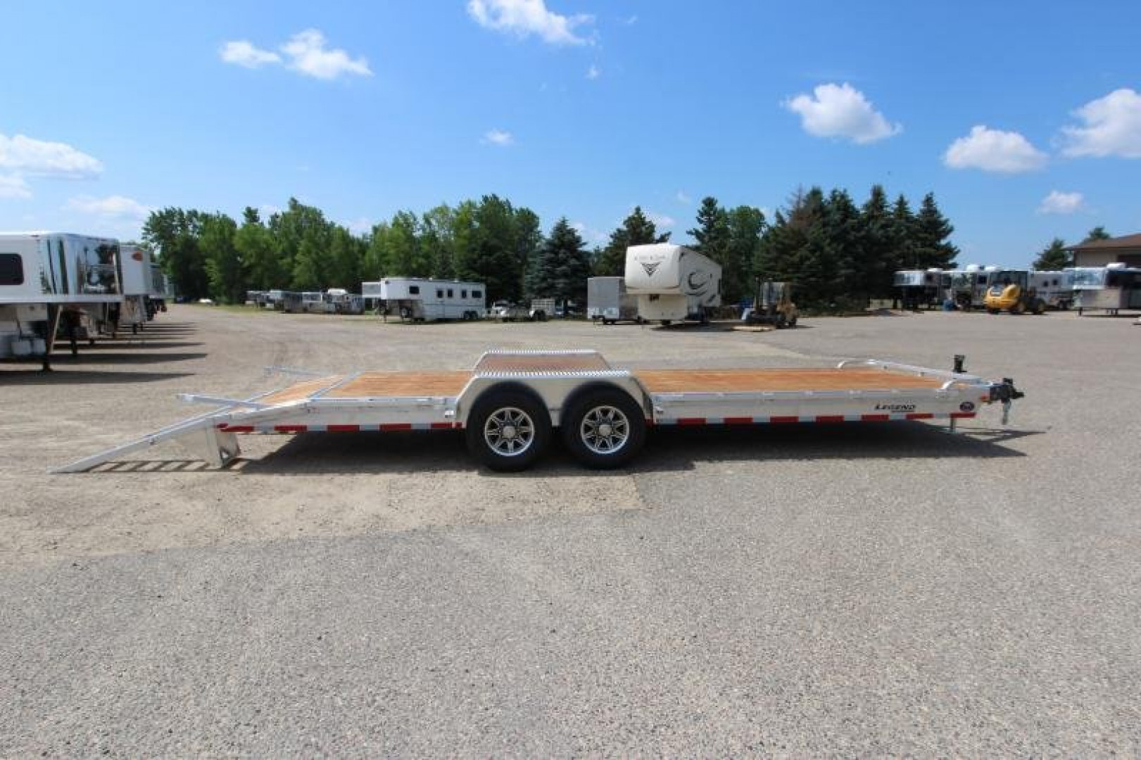 New 2025 Legend Trailers 7x24' Flatbed Trailer