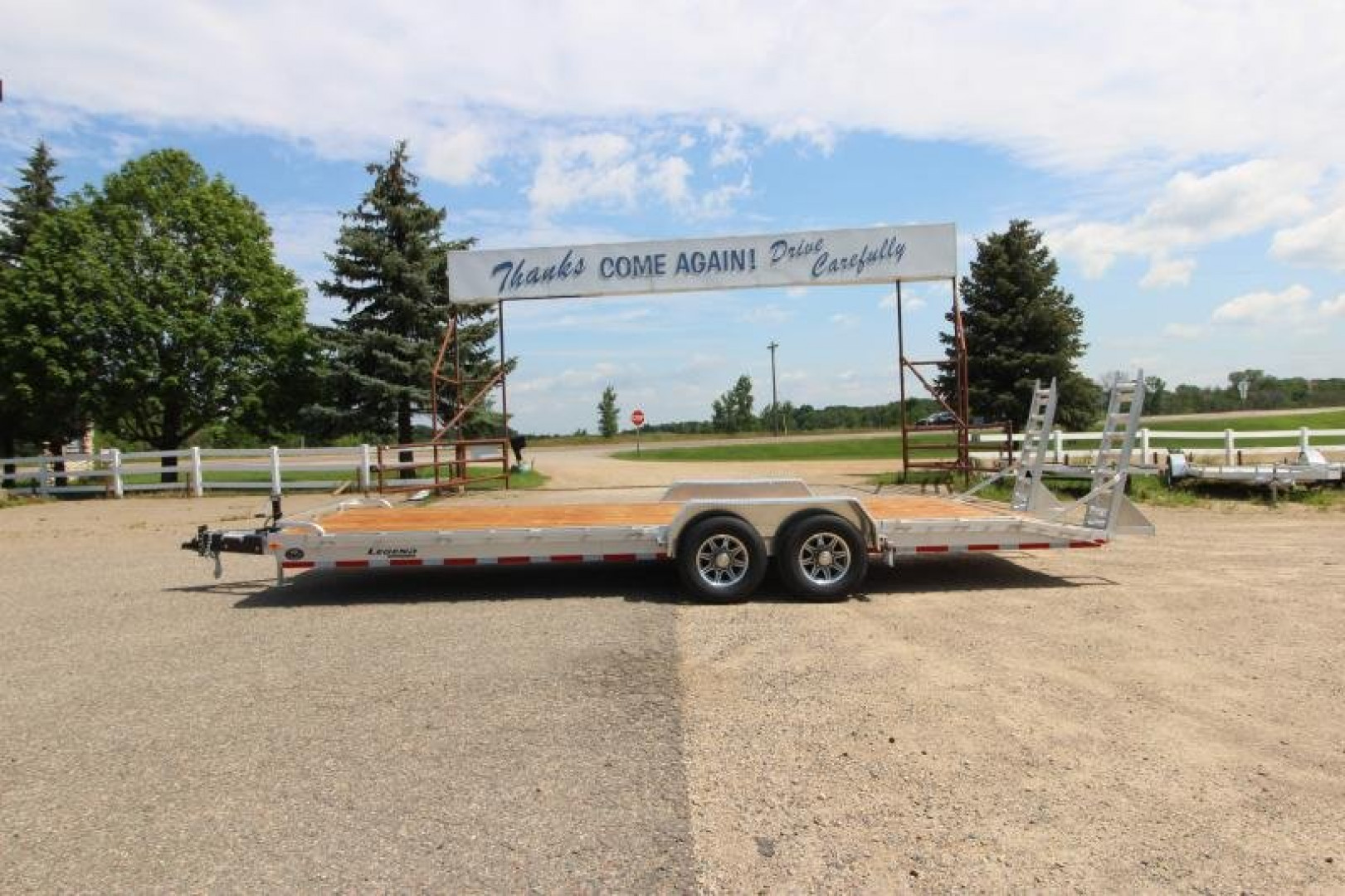 New 2025 Legend Trailers 7x24' Flatbed Trailer