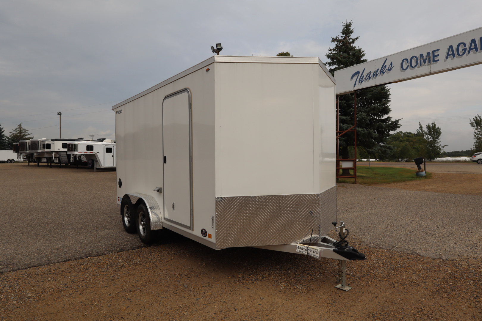 New 2025 Legend Thunder 7.5 x 16 Cargo / Enclosed Trailer