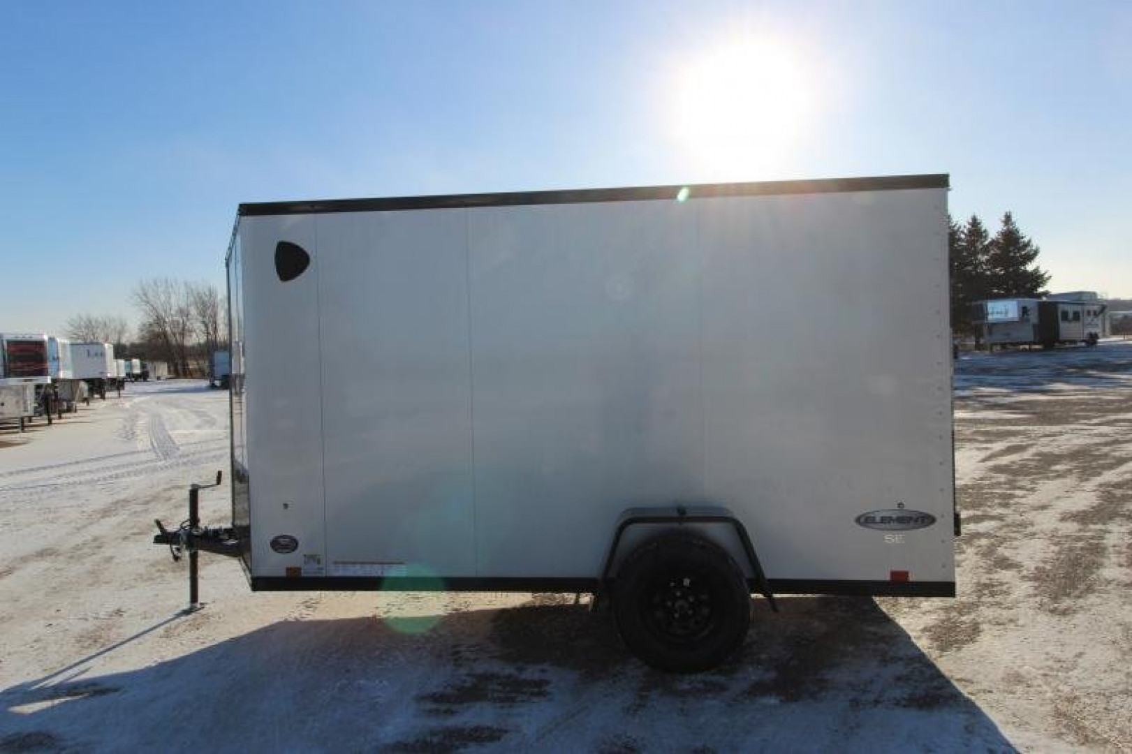 New 2024 Look Trailers Element SE Flat Top Sloped V-Nose 6x12 Cargo / Enclosed Trailer