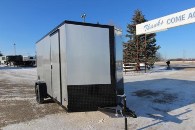 New 2024 Look Trailers Element SE Flat Top Sloped V-Nose 6x12 Cargo / Enclosed Trailer