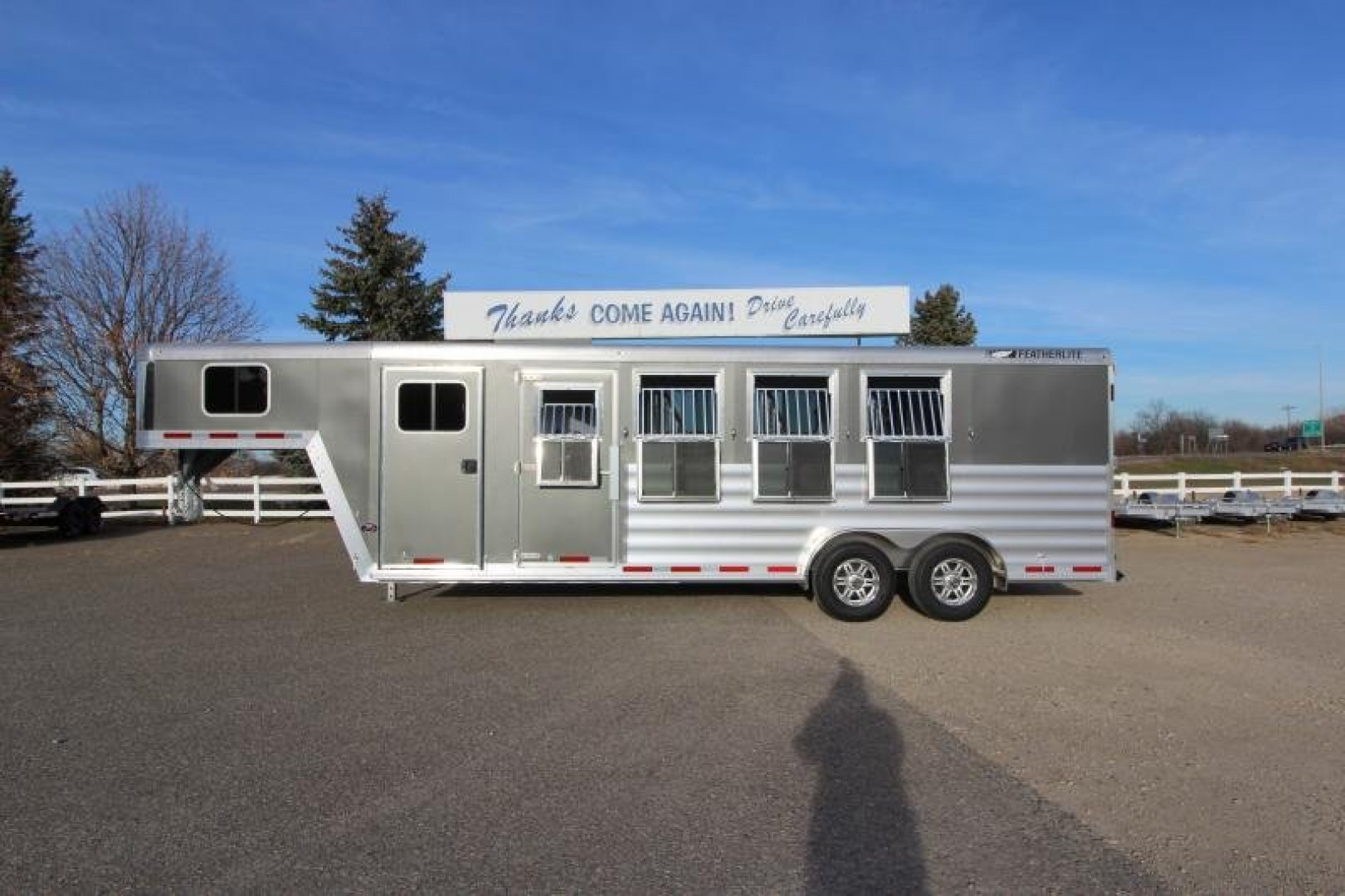 New 2024 Featherlite 4 Horse GN Trailer