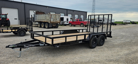New 2025 Doolittle Trailers 84x16 7k Tube Top Utility Trailer