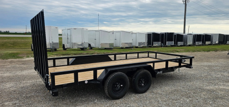 New 2025 Doolittle Trailers 84x16 7k Tube Top Utility Trailer