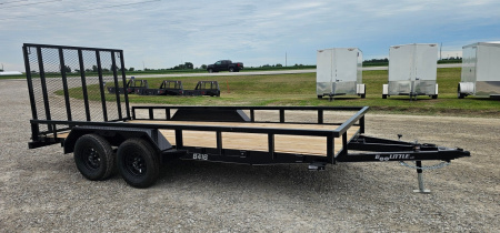 New 2025 Doolittle Trailers 84x16 7k Tube Top Utility Trailer