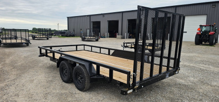 New 2025 Doolittle Trailers 84x16 7k Tube Top Utility Trailer