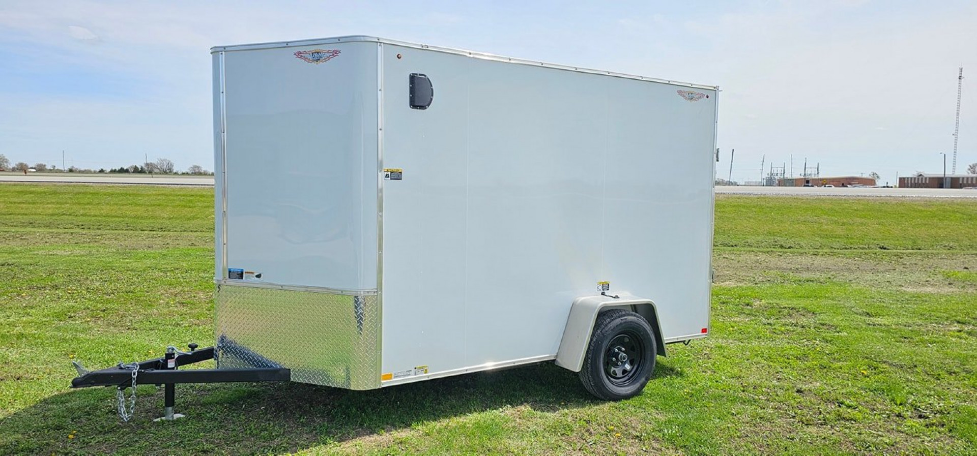 New 2025 H&H 6x10 Enclosed Trailer