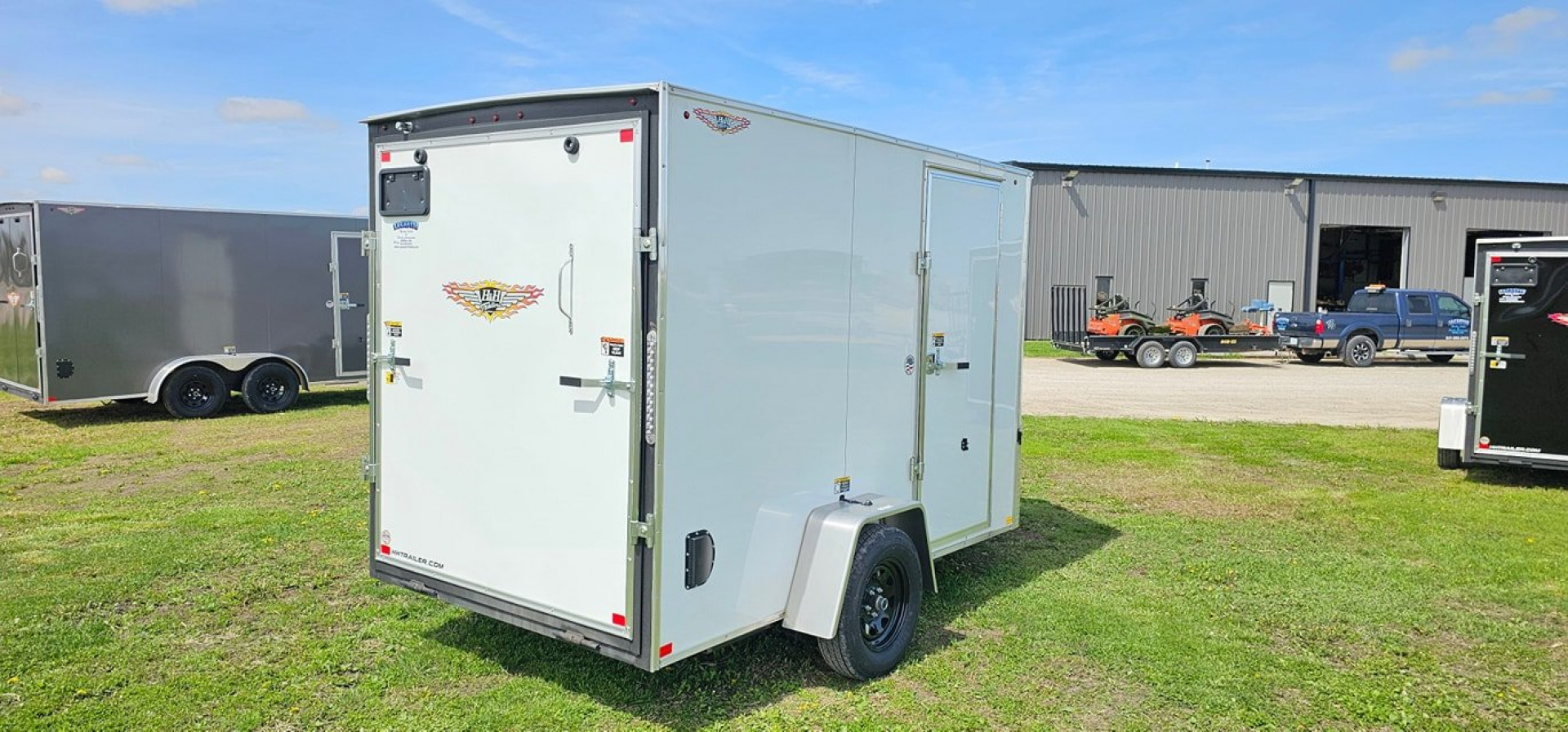 New 2025 H&H 6x10 Enclosed Trailer