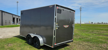 New 2025 H&H 7x14 Enclosed Trailer