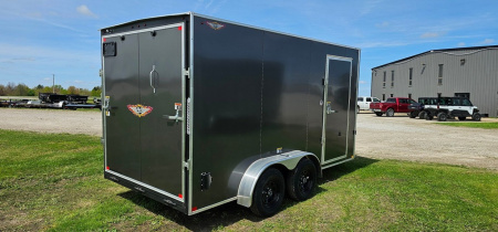 New 2025 H&H 7x14 Enclosed Trailer