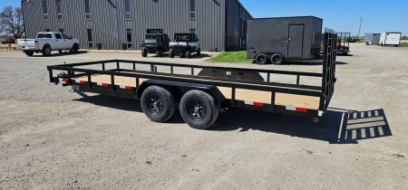 New 2025 H&H 82x20 10K Landscape/Utility Trailer