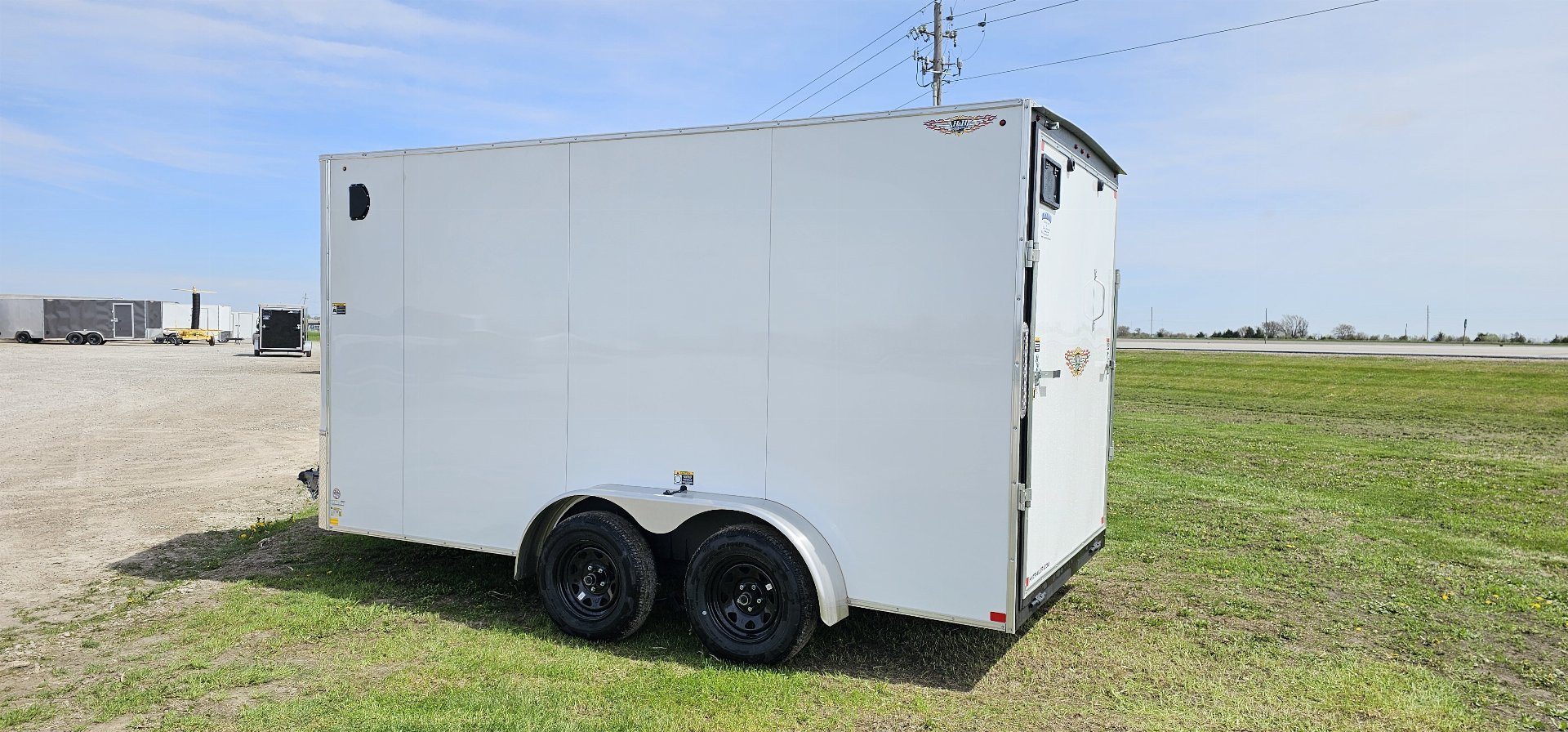 New 2025 H&H 7x14 Enclosed Trailer