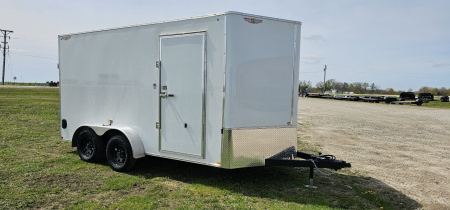 New 2025 H&H 7x14 Enclosed Trailer