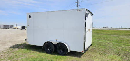 New 2025 H&H 7x14 Enclosed Trailer