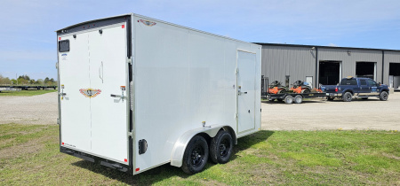 New 2025 H&H 7x14 Enclosed Trailer