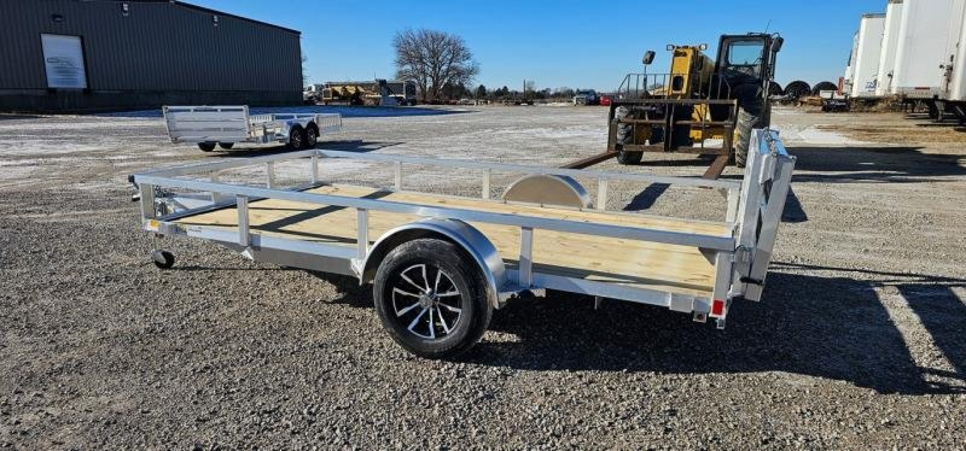 New 2025 H&H Trailers 76x12 Aluminum Rail Side Utility Trailer