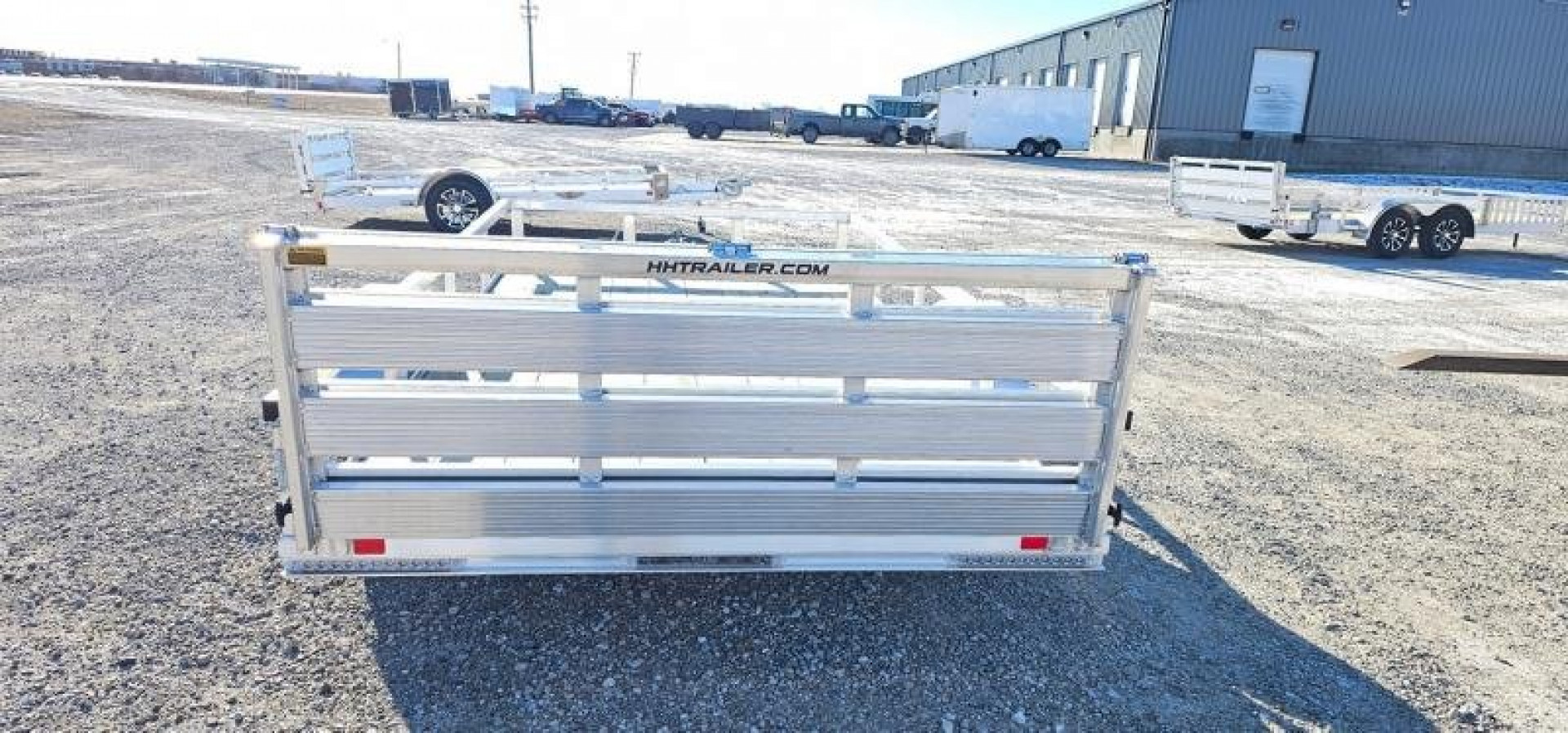 New 2025 H&H Trailers 76x12 Aluminum Rail Side Utility Trailer