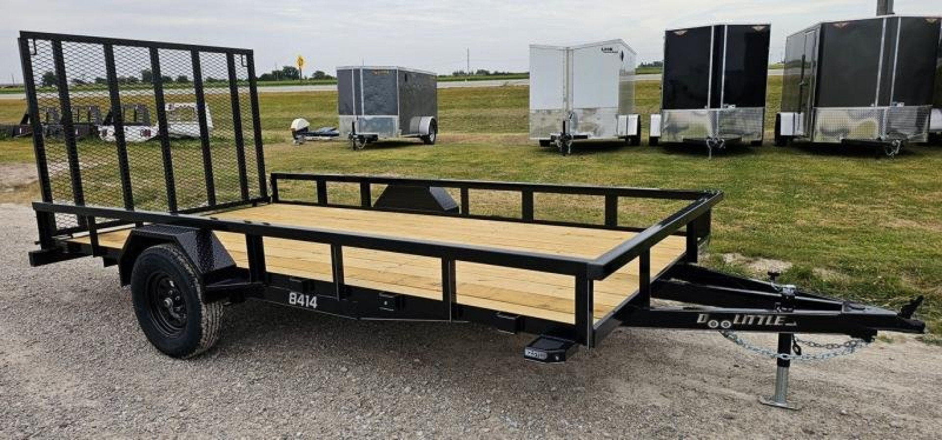 New 2025 Doolittle Trailer Mfg 84x14 Tube Top Utility Trailer