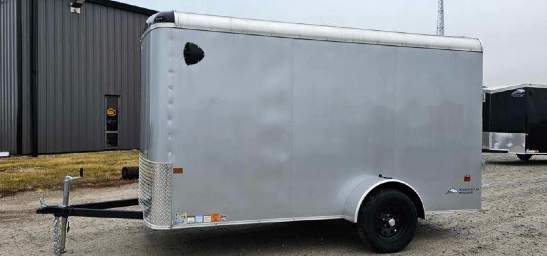 New 2025 American Hauler Night Hawk Round Top 6x12 Cargo / Enclosed Trailer