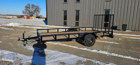 New 2025 Doolittle Trailer Mfg 77x14 Rally Sport Utility Trailer