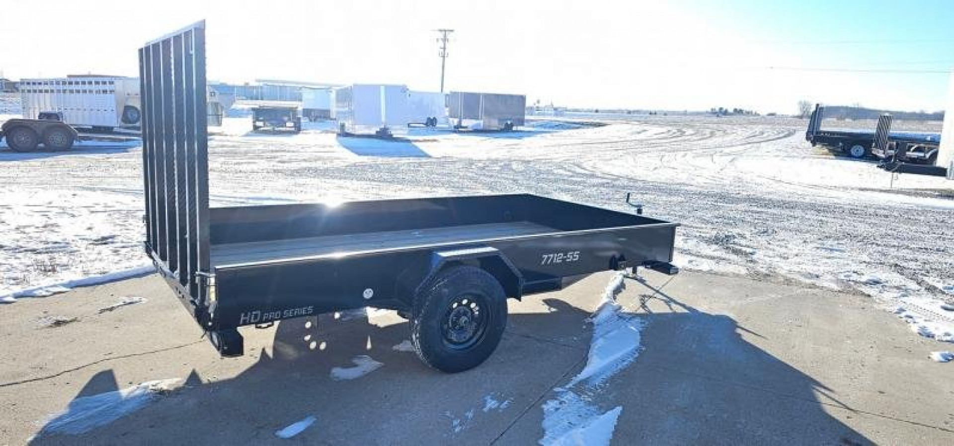 New 2025 Doolittle Trailer Mfg SS77x12 Utility Trailer