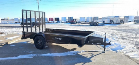 New 2025 Doolittle Trailer Mfg SS77x12 Utility Trailer