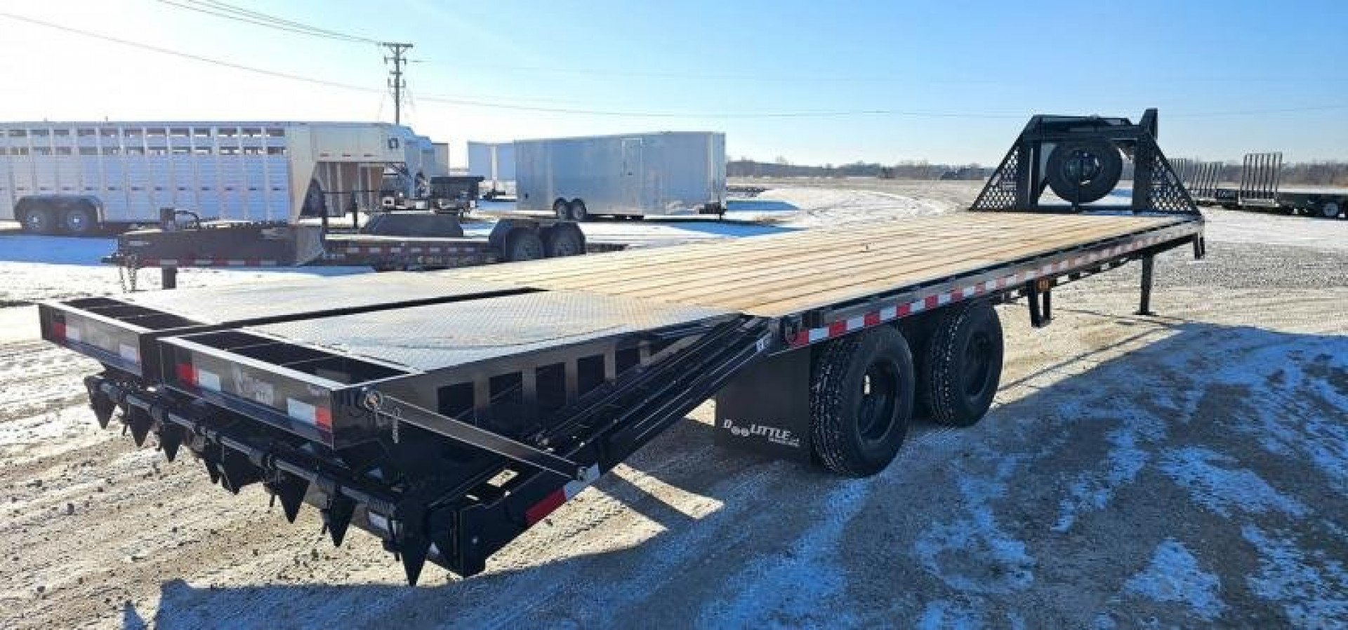New 2025 Doolittle Trailer Mfg 102x30 Brute Force 25.5k Gooseneck Deckover Trailer
