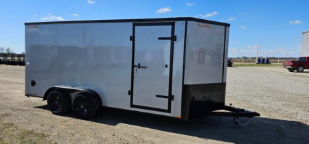 New 2024 Doolittle Trailer Mfg 7x16 Cargo / Enclosed Trailer