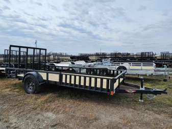 New 2024 H & H Trailers 82x14 ATV Utility Trailer