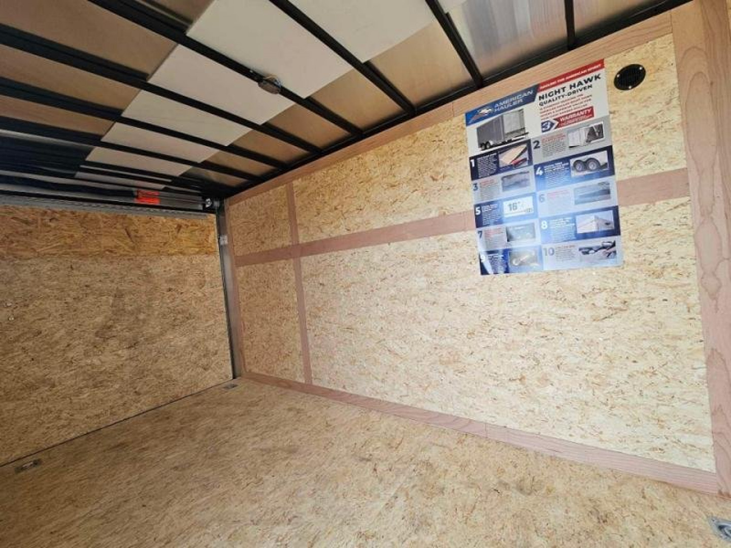New 2024 American Hauler Night Hawk 6x12 Cargo / Enclosed Trailer