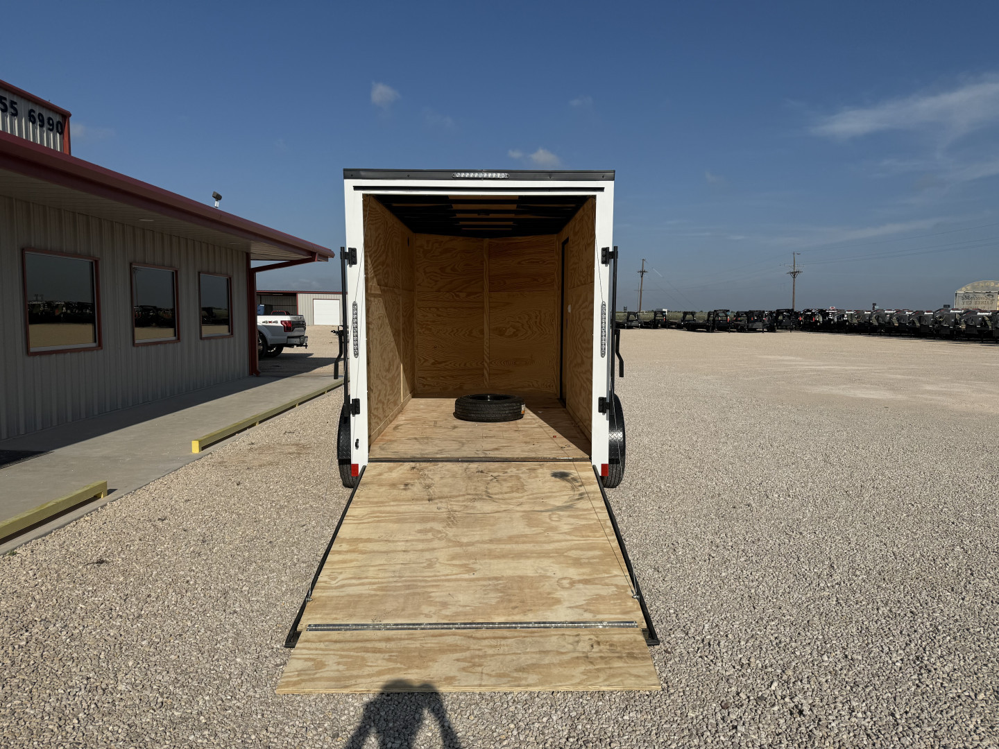 Used Stallion 6'x12' V-Nose Enclosed Cargo Trailer