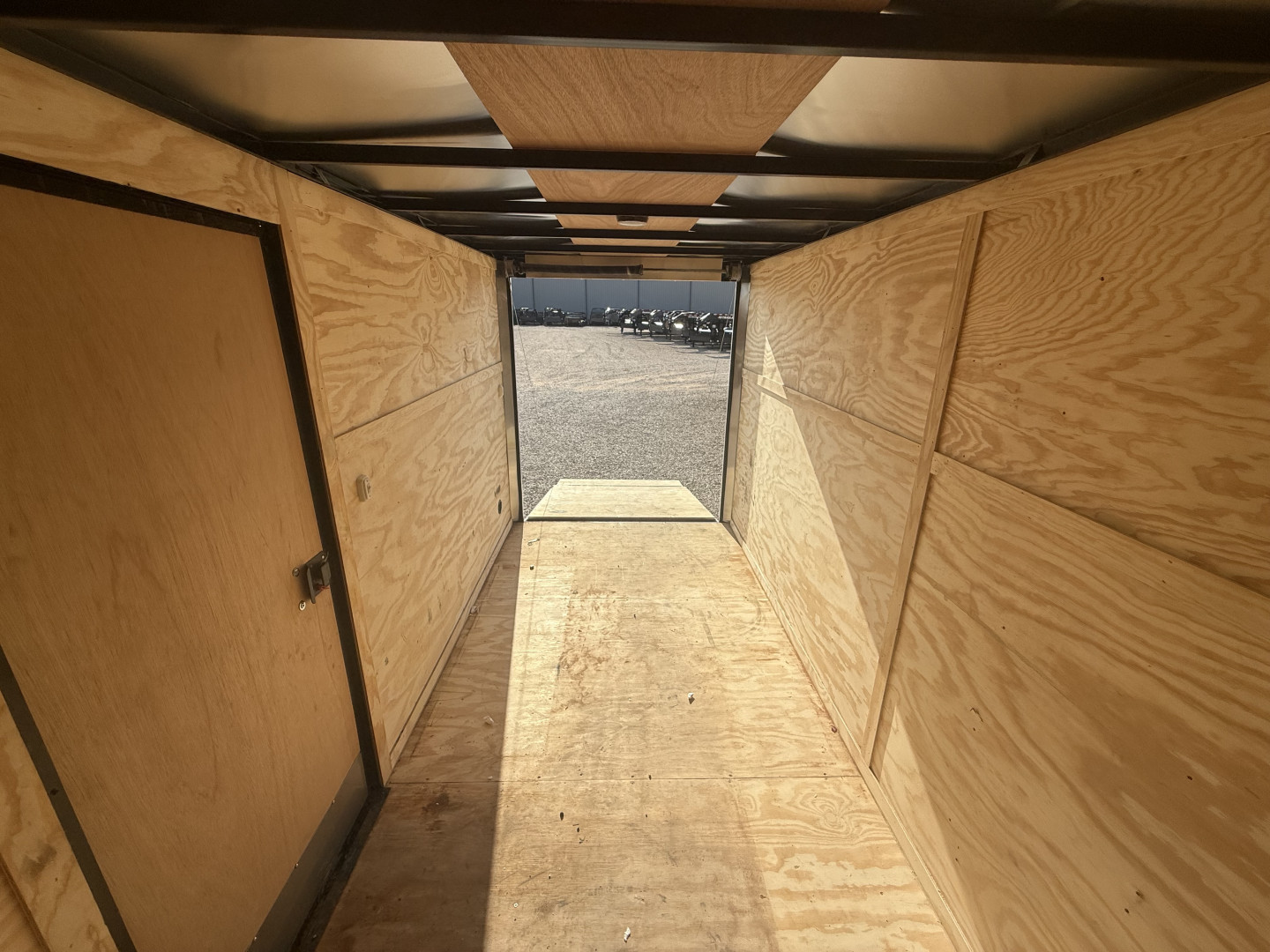 Used Stallion 6'x12' V-Nose Enclosed Cargo Trailer