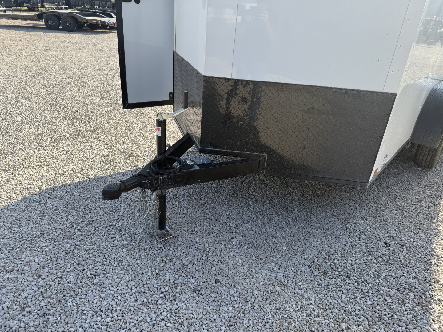 Used Stallion 6'x12' V-Nose Enclosed Cargo Trailer