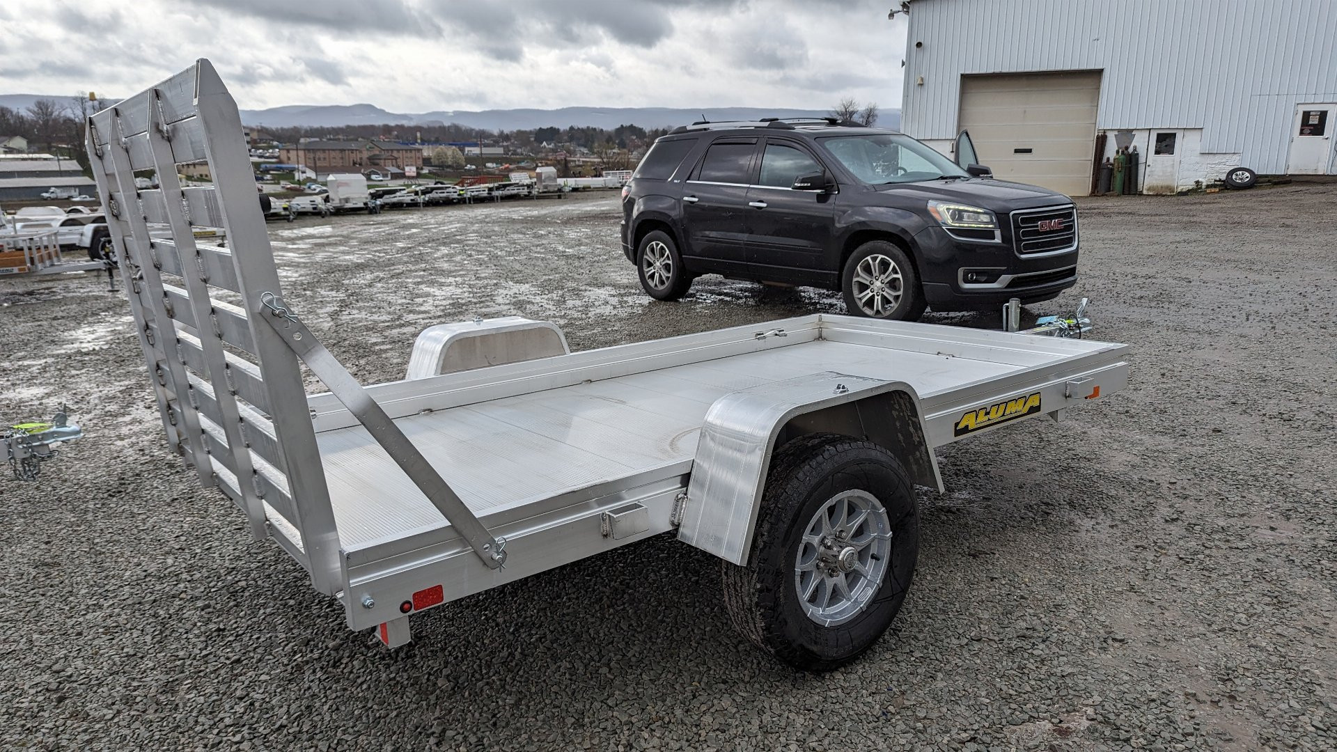 New 2026 Aluma 5'3" x 10 HD Utility Trailer w/ 4' Gate